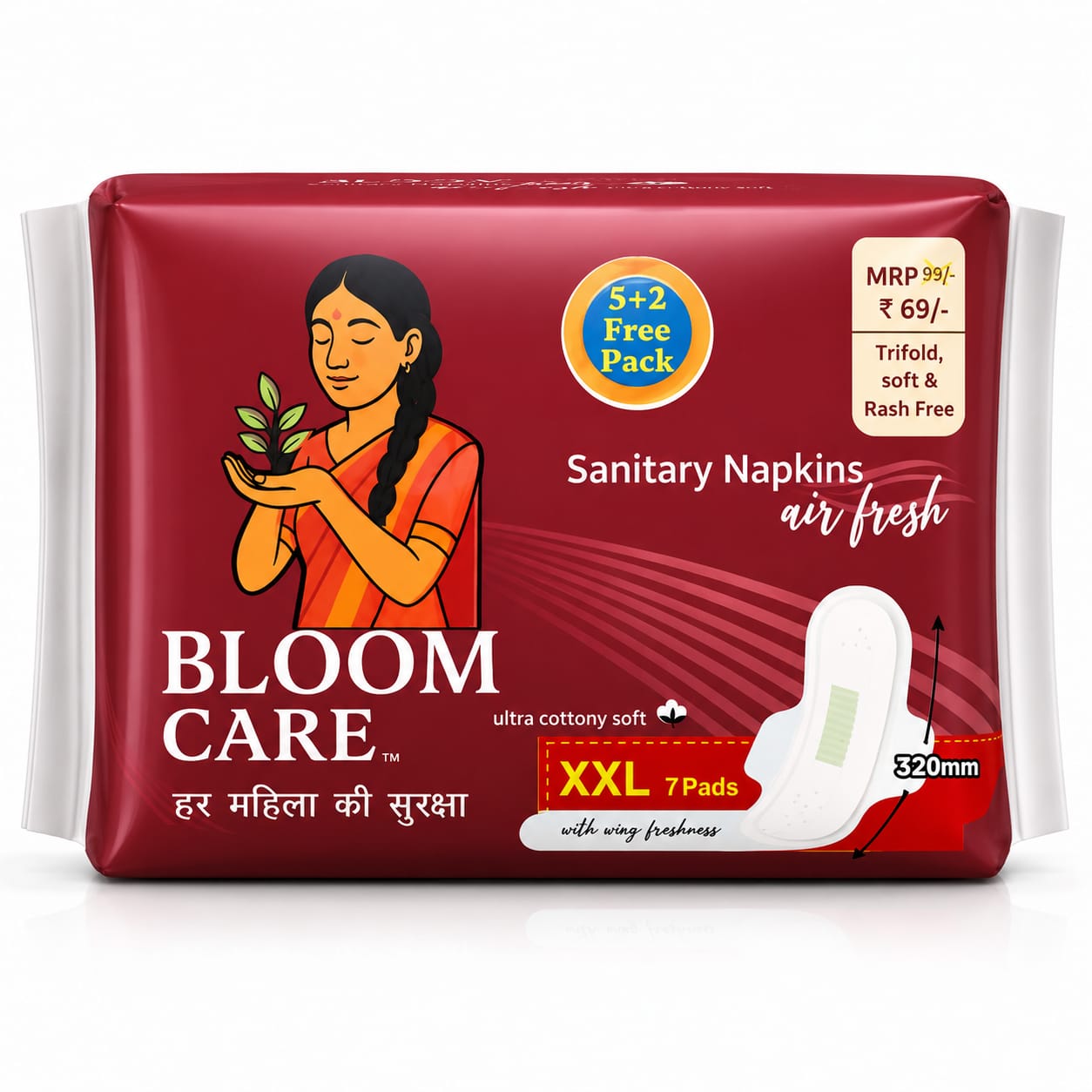 Bloom cares senatory pad