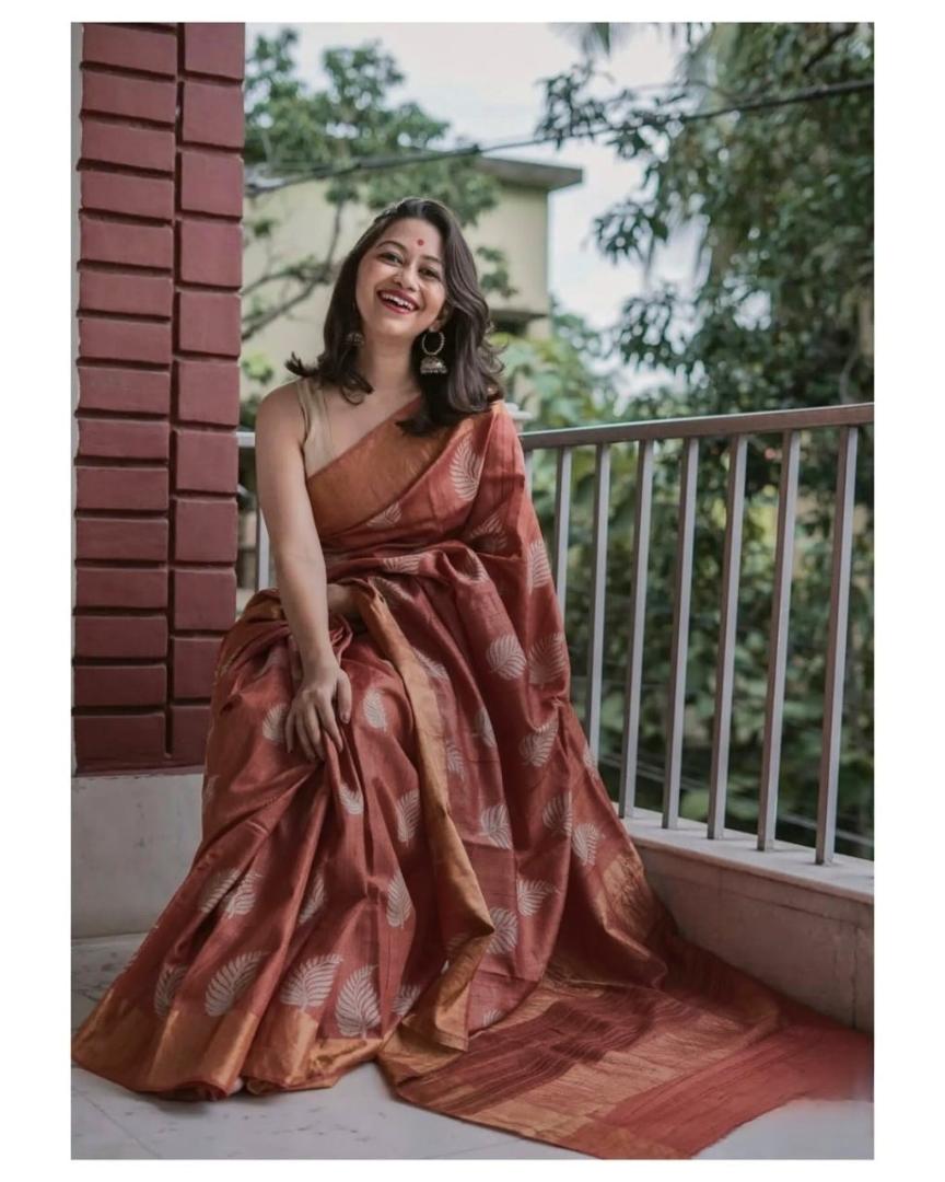 Cottan Saree With Unstitched Blouse DVS-01