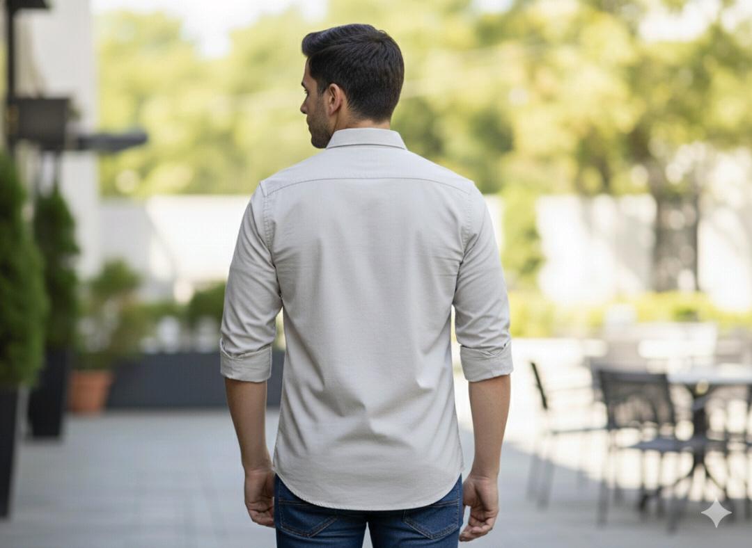 Dark Grey Shirt For Men