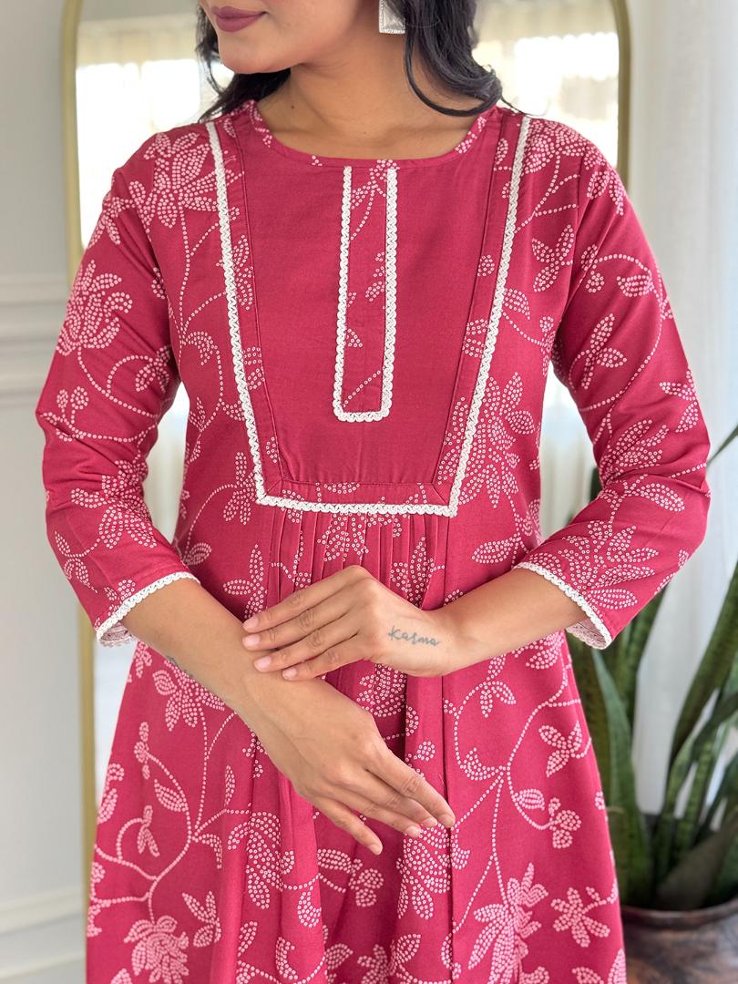 KURTI  WITH PANT & DUPATTA  D722