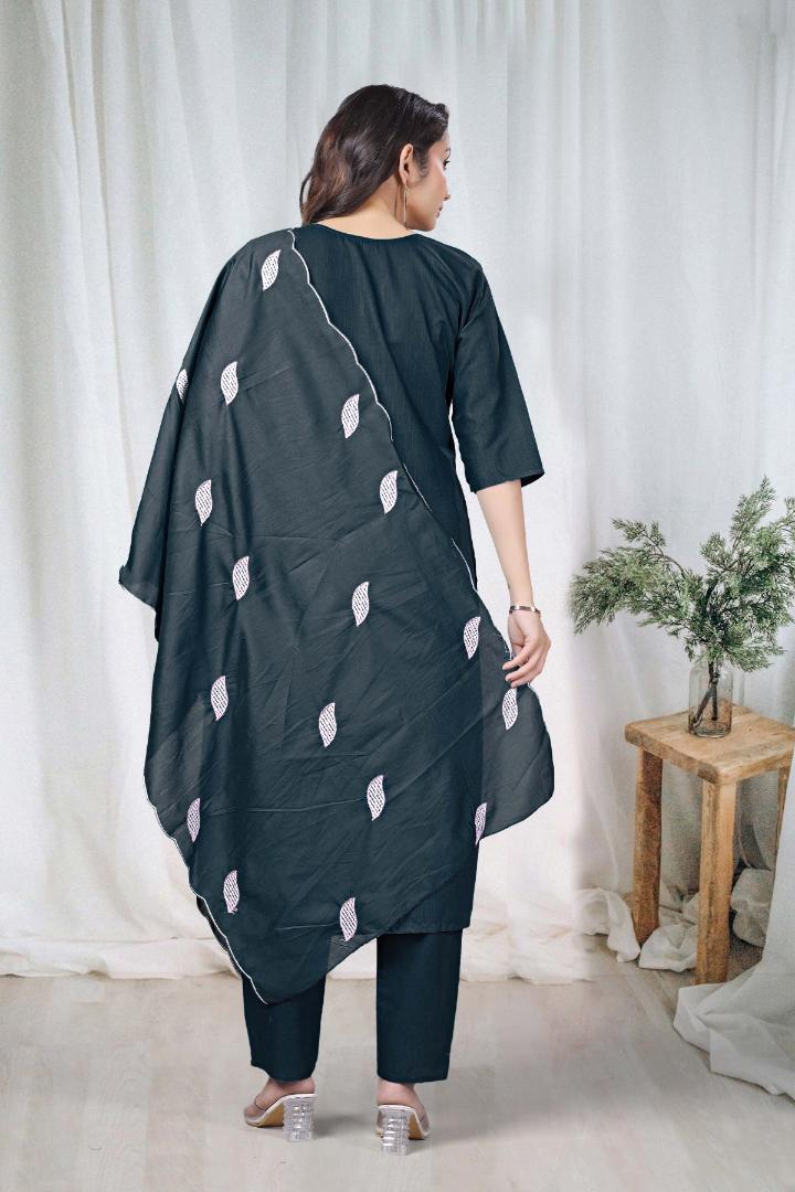 KURTI  WITH PANT & DUPATTA DCVK-01