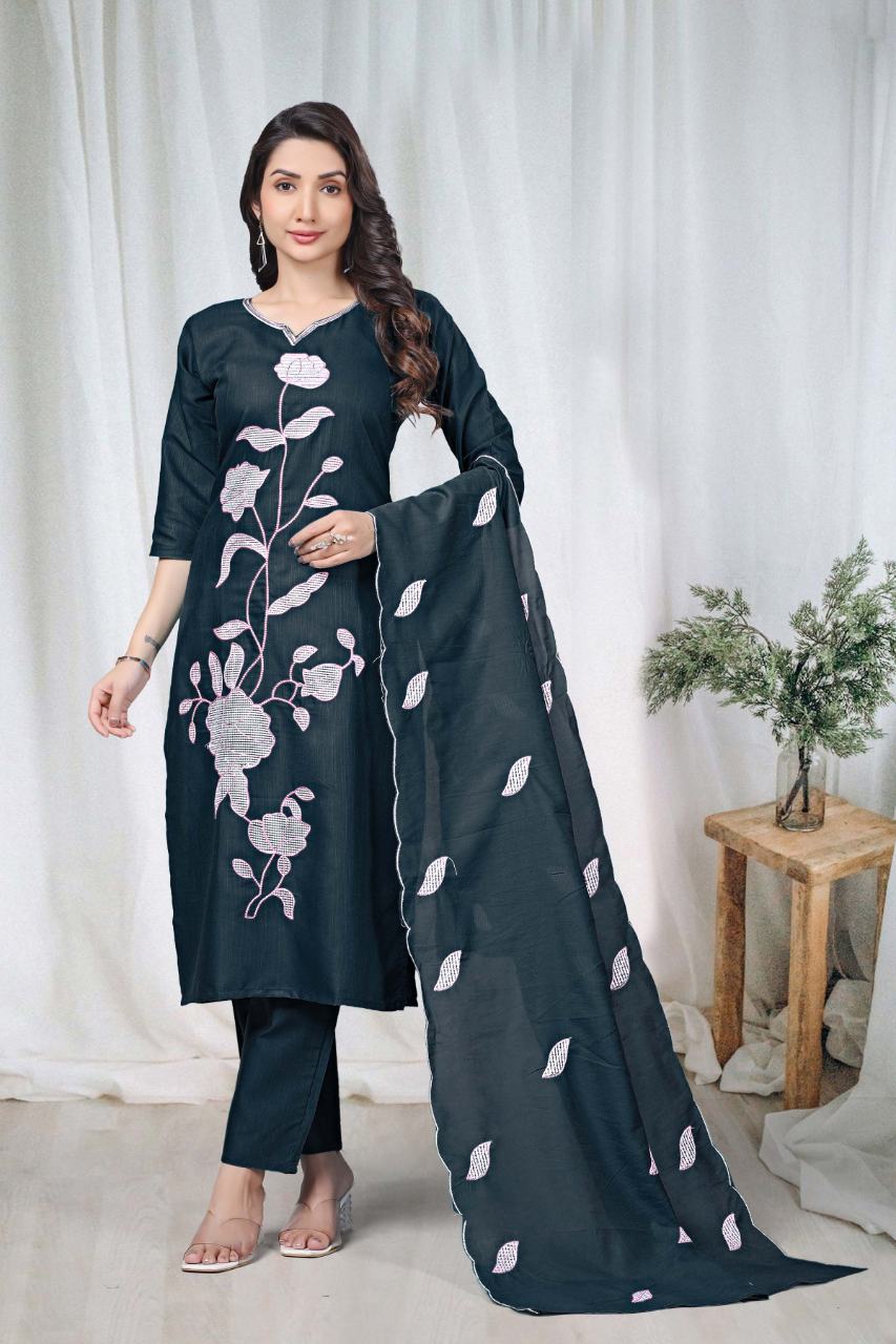 KURTI  WITH PANT & DUPATTA DCVK-01