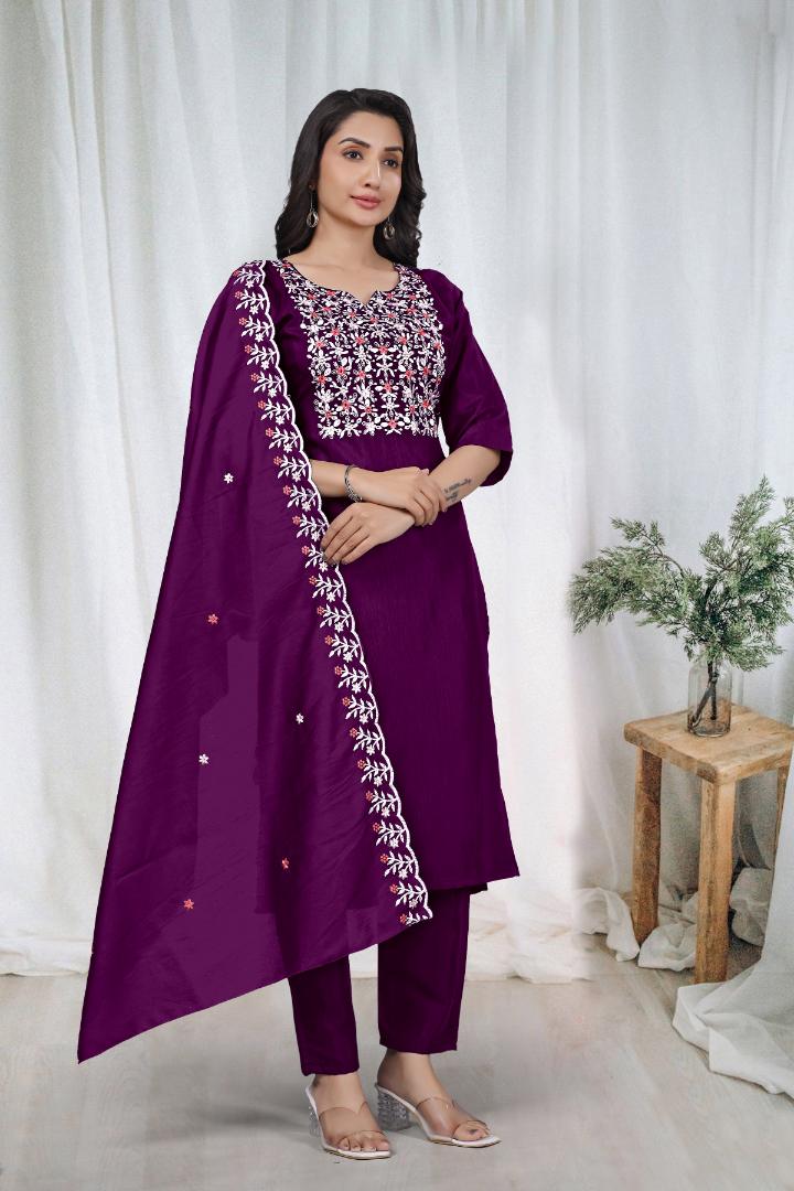 KURTI  WITH PANT & DUPATTA DCVK-02