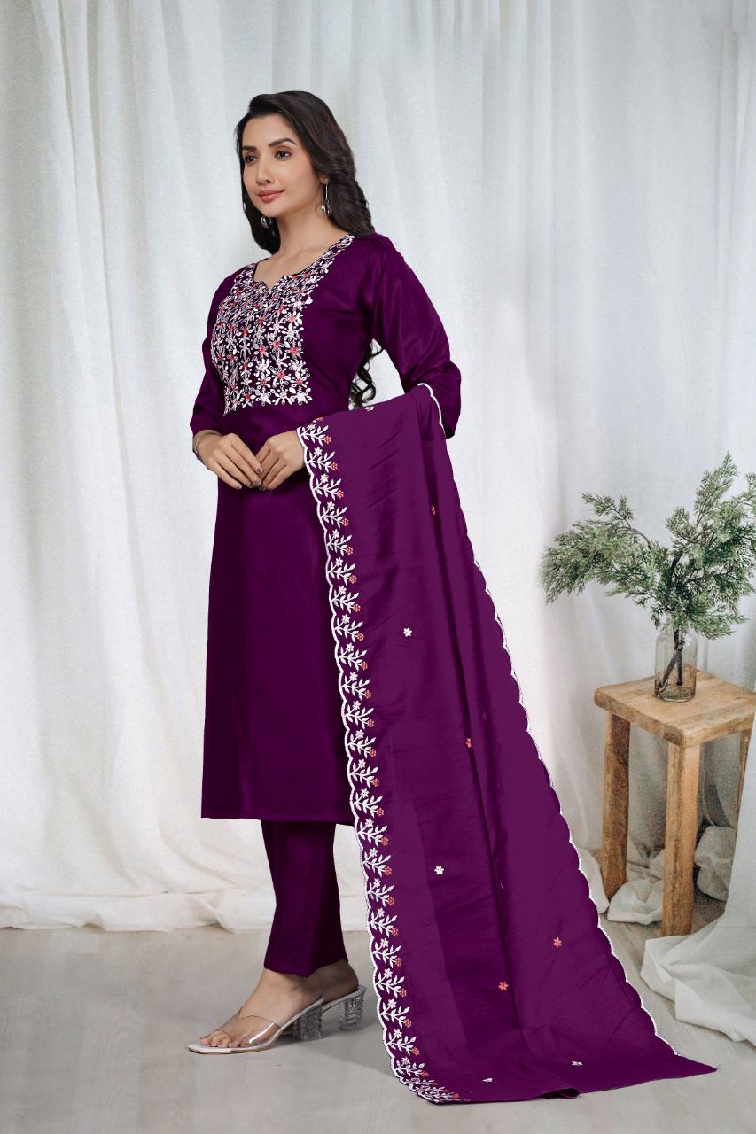 KURTI  WITH PANT & DUPATTA DCVK-02