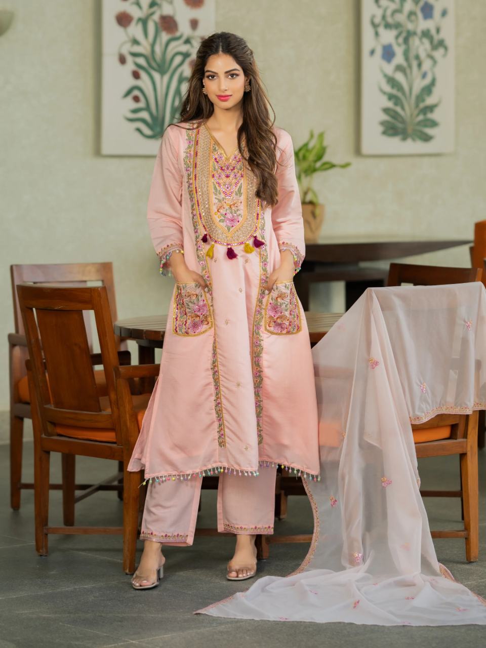 KURTI  WITH PANT & DUPATTA DI-INDIRA