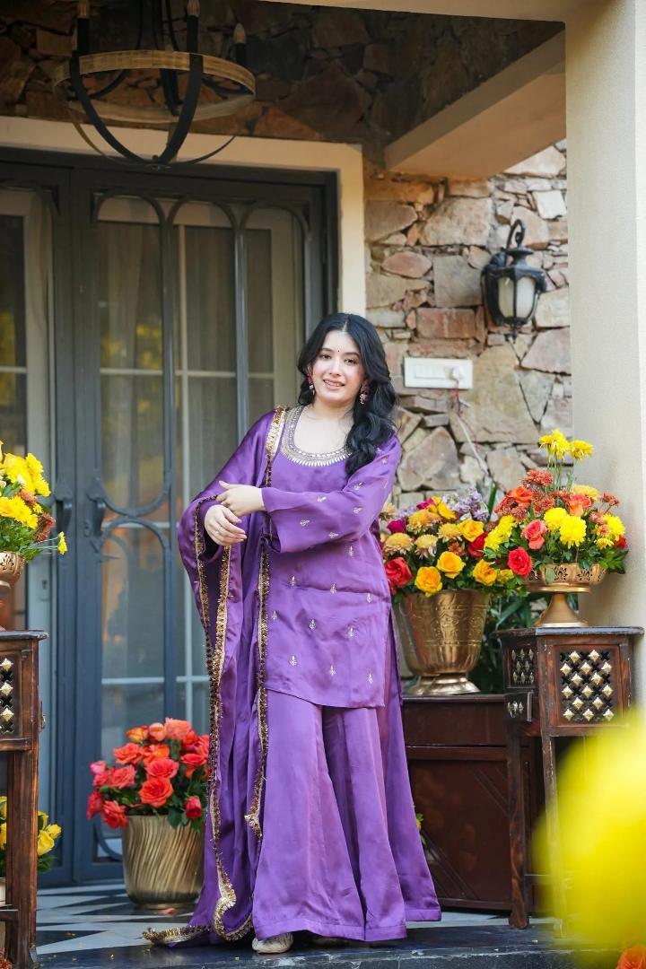 KURTI  WITH PLAZZO & DUPATTO DI-AVIRA