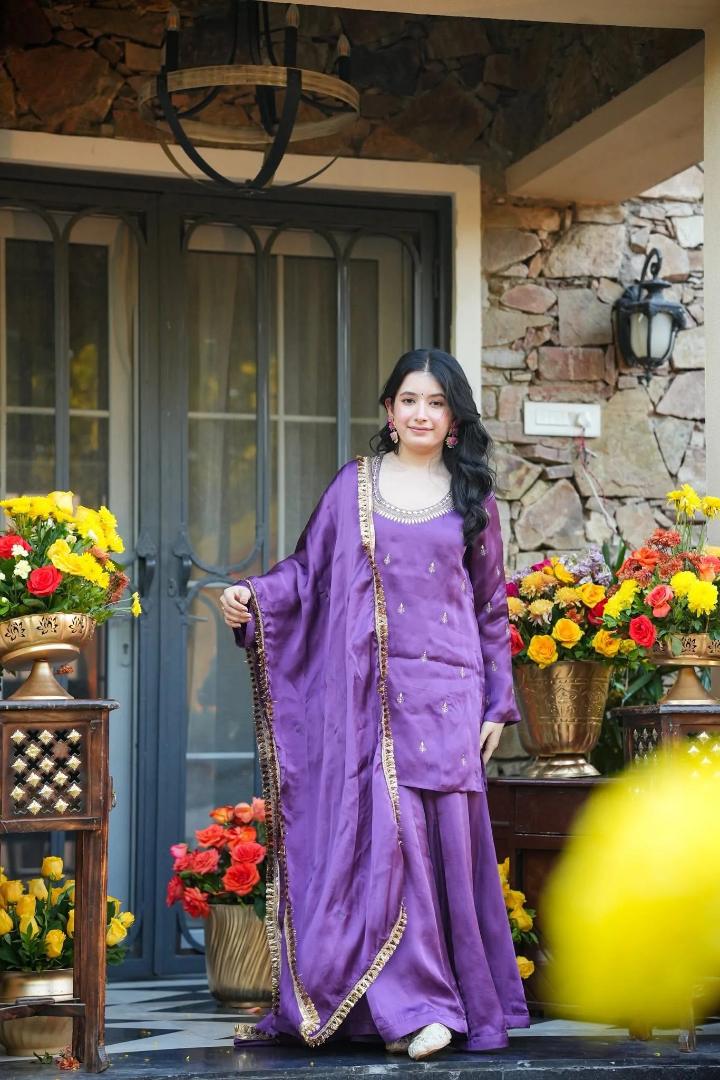 KURTI  WITH PLAZZO & DUPATTO DI-AVIRA