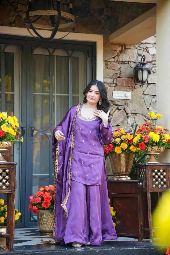 KURTI  WITH PLAZZO & DUPATTO DI-AVIRA