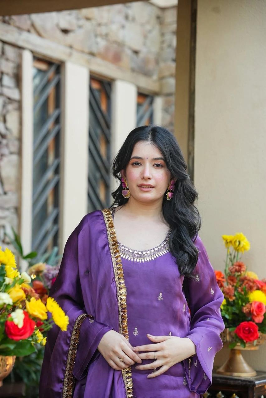 KURTI  WITH PLAZZO & DUPATTO DI-AVIRA