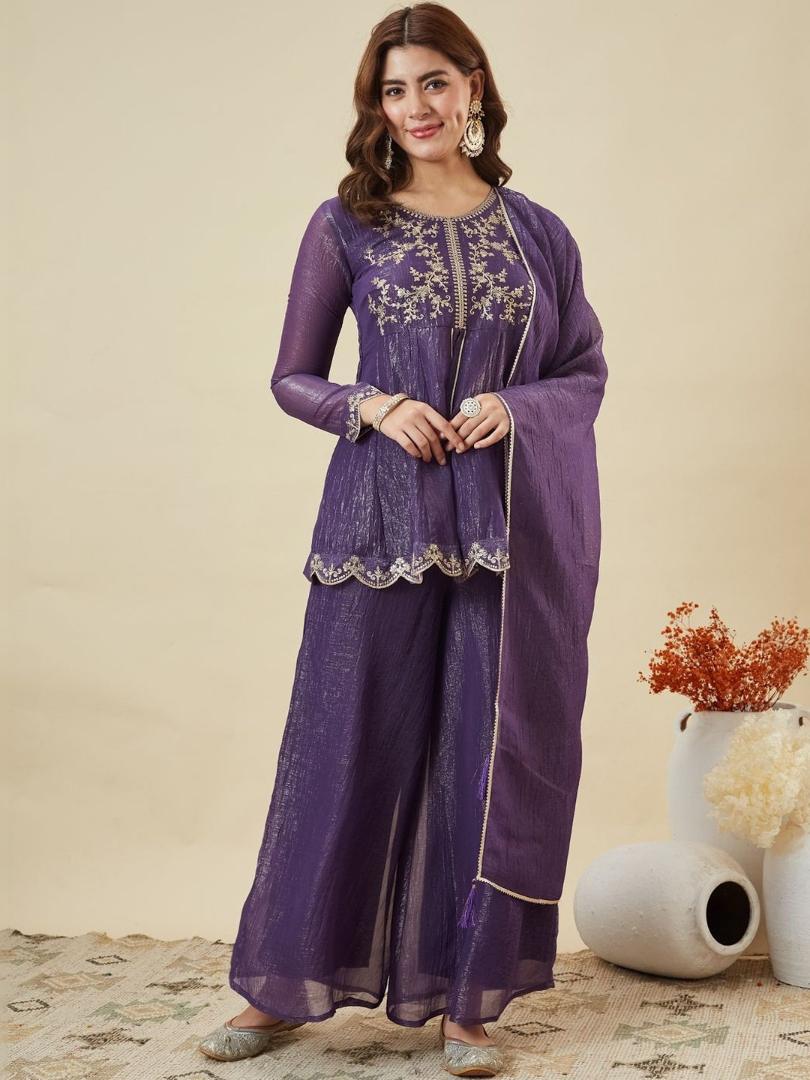  KURTI  WITH PLAZZO & DUPATTO DI-DEVANSHI