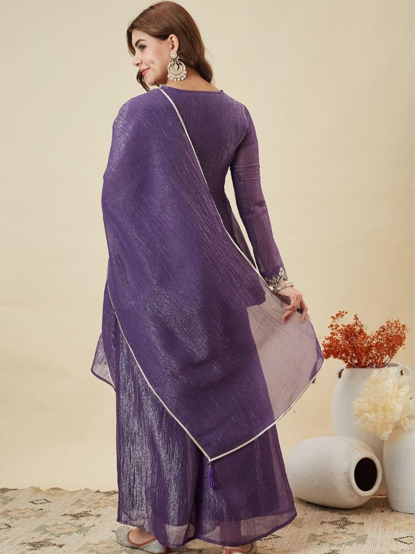 KURTI  WITH PLAZZO & DUPATTO DI-DEVANSHI