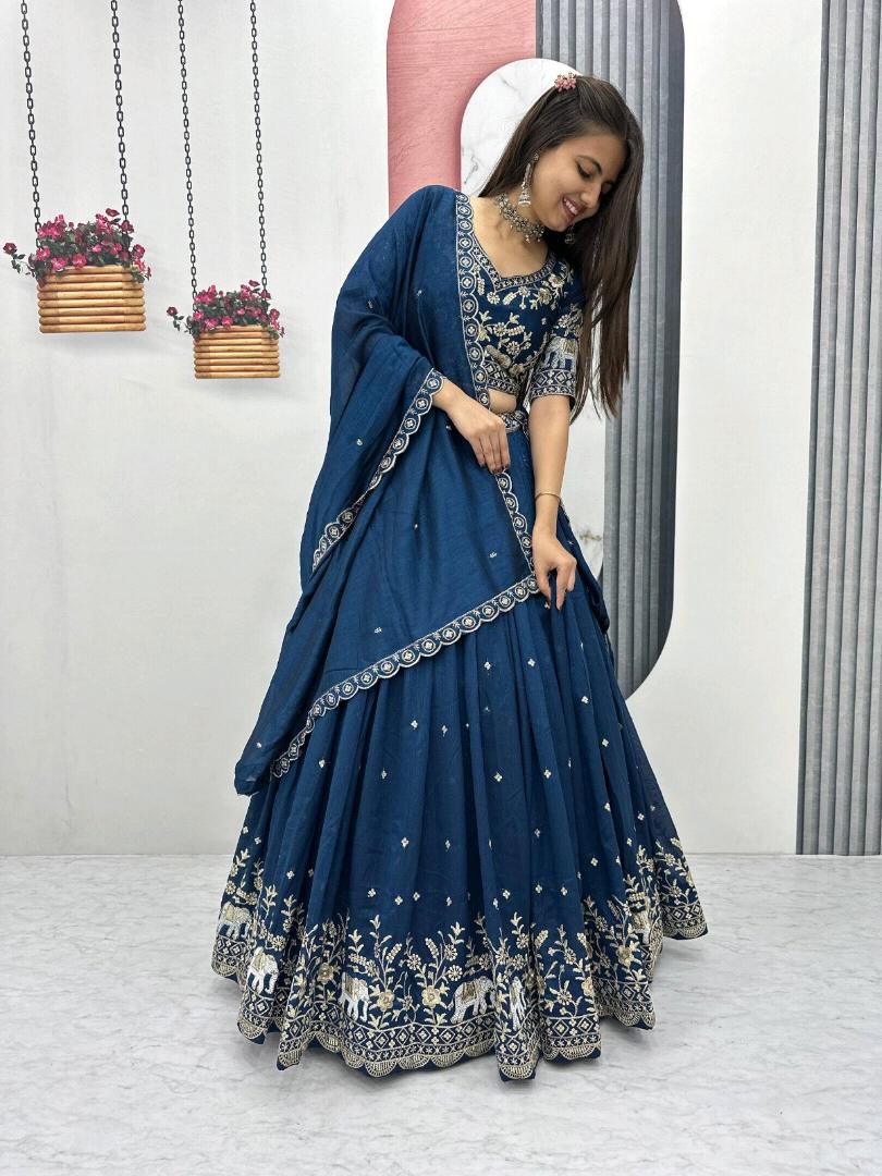 LEHENGA CHOLI  / FLORA