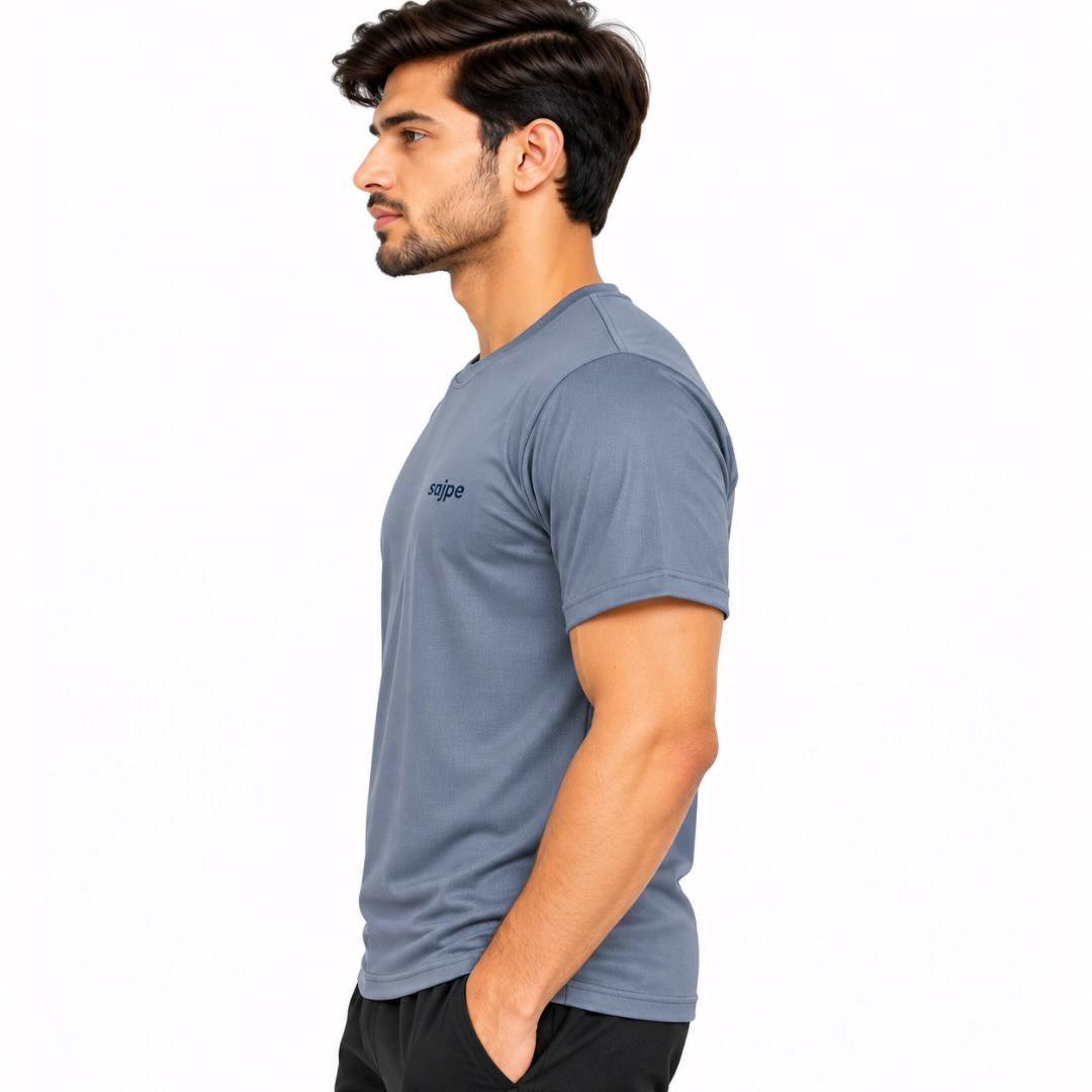 Men's Sports T-Shirt | Quick Dry & Breathable Fabric | Round Neck Half Sleeve T-Shirt | Regular Fit | Gym, Running & Casual Wear(Dear Gary)