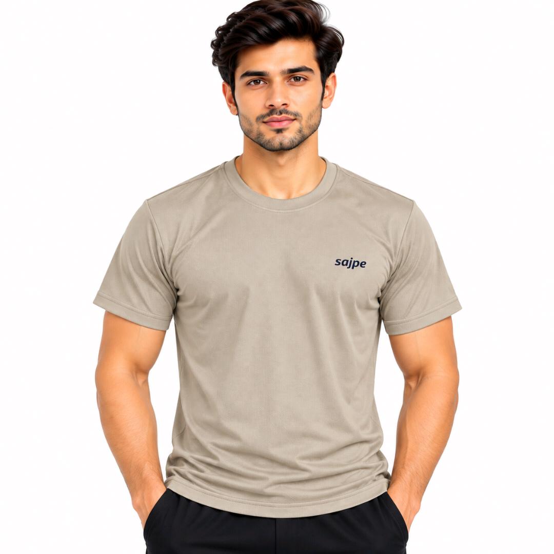 Men's Sports T-Shirt | Quick Dry & Breathable Fabric | Round Neck Half Sleeve T-Shirt | Regular Fit | Gym, Running & Casual Wear