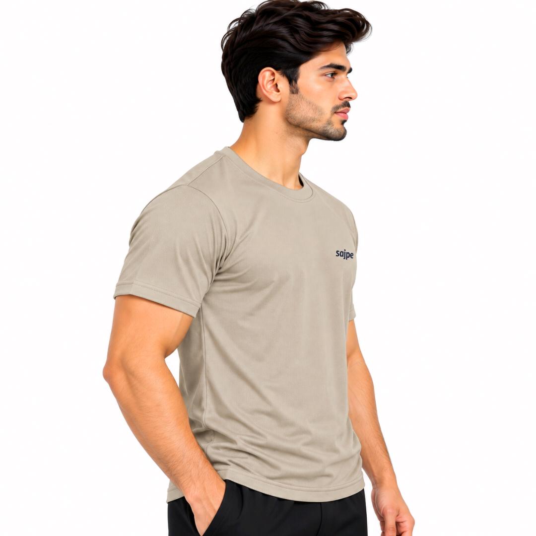 Men's Sports T-Shirt | Quick Dry & Breathable Fabric | Round Neck Half Sleeve T-Shirt | Regular Fit | Gym, Running & Casual Wear