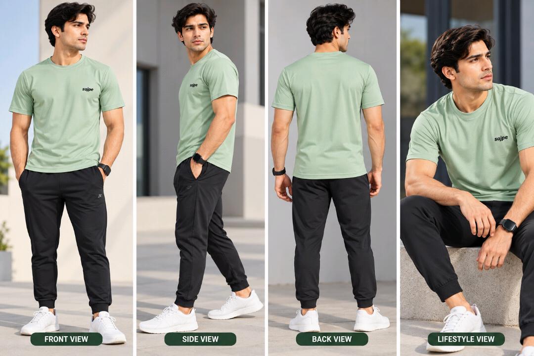 Men's Sports T-Shirt | Quick Dry & Breathable Fabric | Round Neck Half Sleeve T-Shirt | Regular Fit | Gym, Running & Casual Wear(Olive)