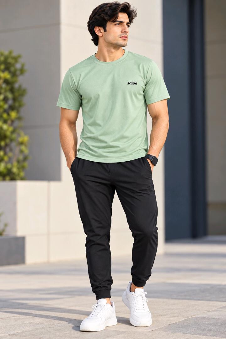 Men's Sports T-Shirt | Quick Dry & Breathable Fabric | Round Neck Half Sleeve T-Shirt | Regular Fit | Gym, Running & Casual Wear(Olive)