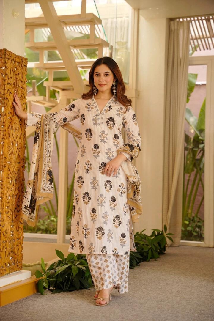 MV-6088 KURTI  WITH PANT & DUPATTA