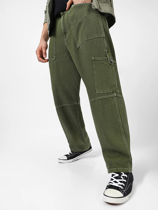 Olive Green Cargo Pants