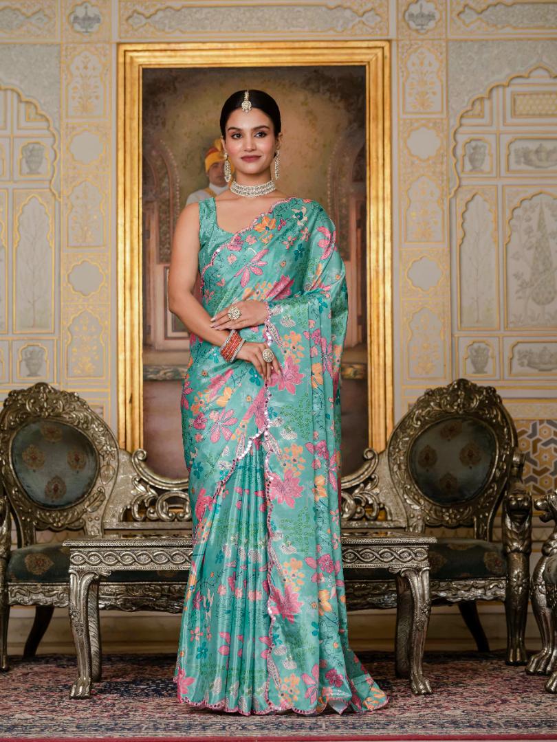 Ready To Wear Saree With Unstitched Blouse RTW-01