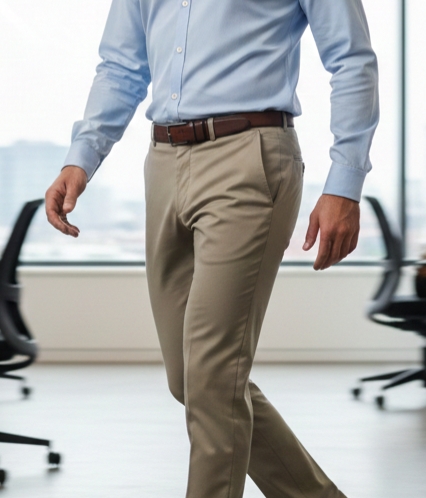 Sky Blue Plain Solid Colour Shirt For Men