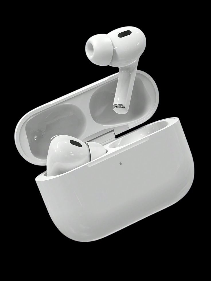 White Wireless Bluetooth Earbuds with Charging Case